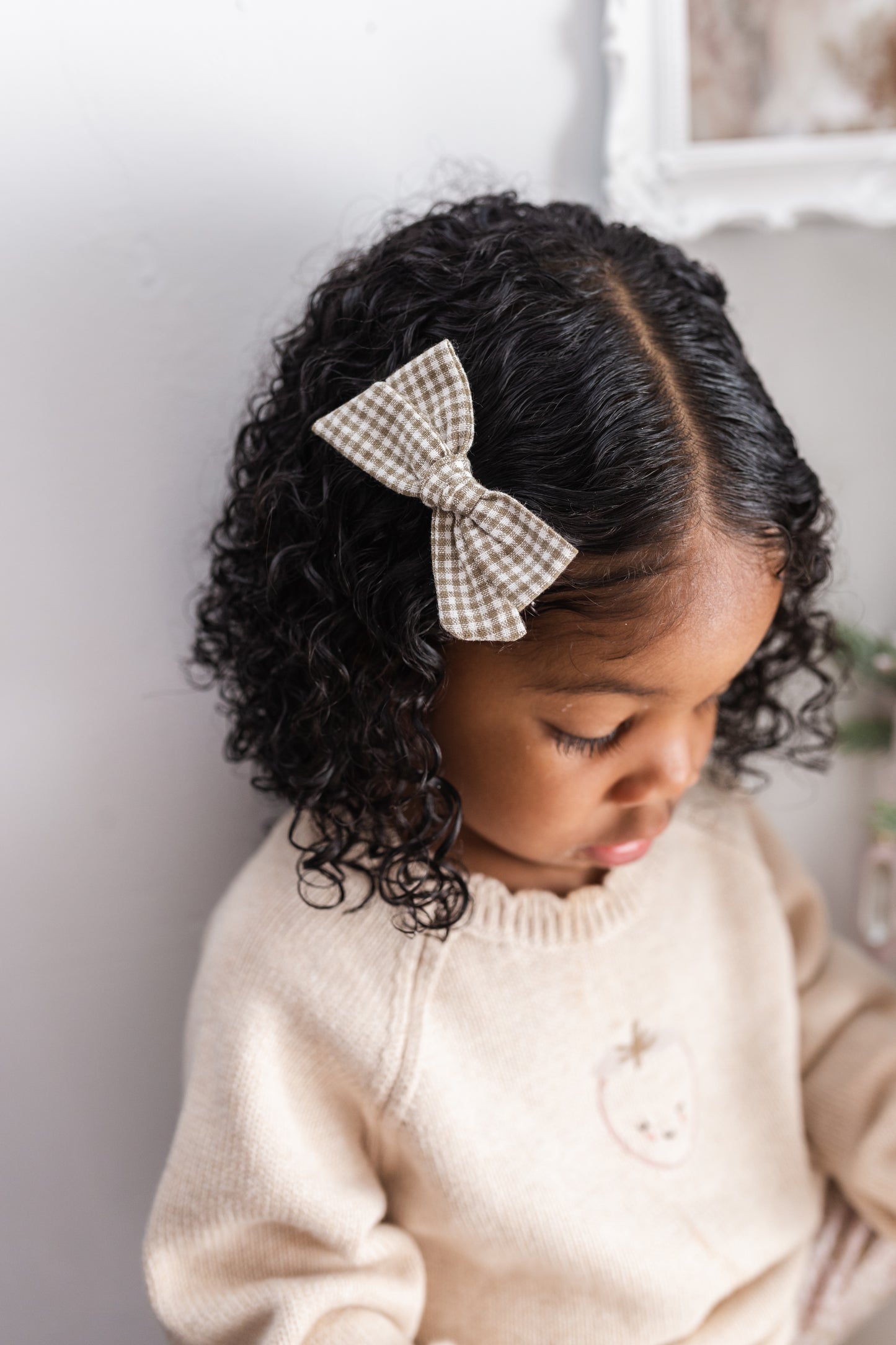 Classic Bow | Pine Gingham