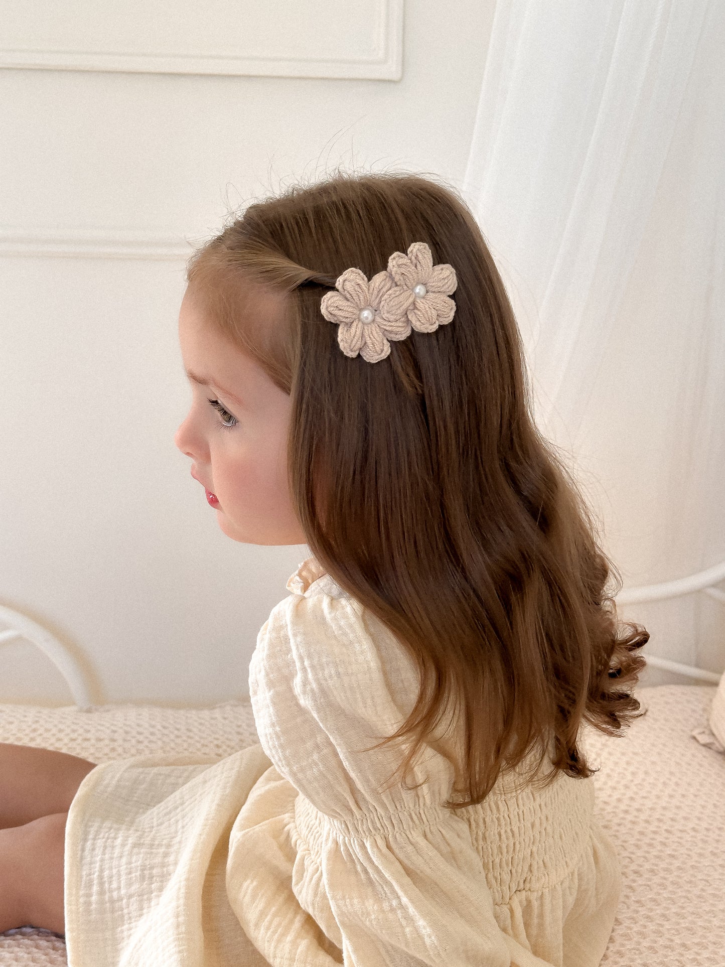 Fleur Clip | Mushroom Pearl