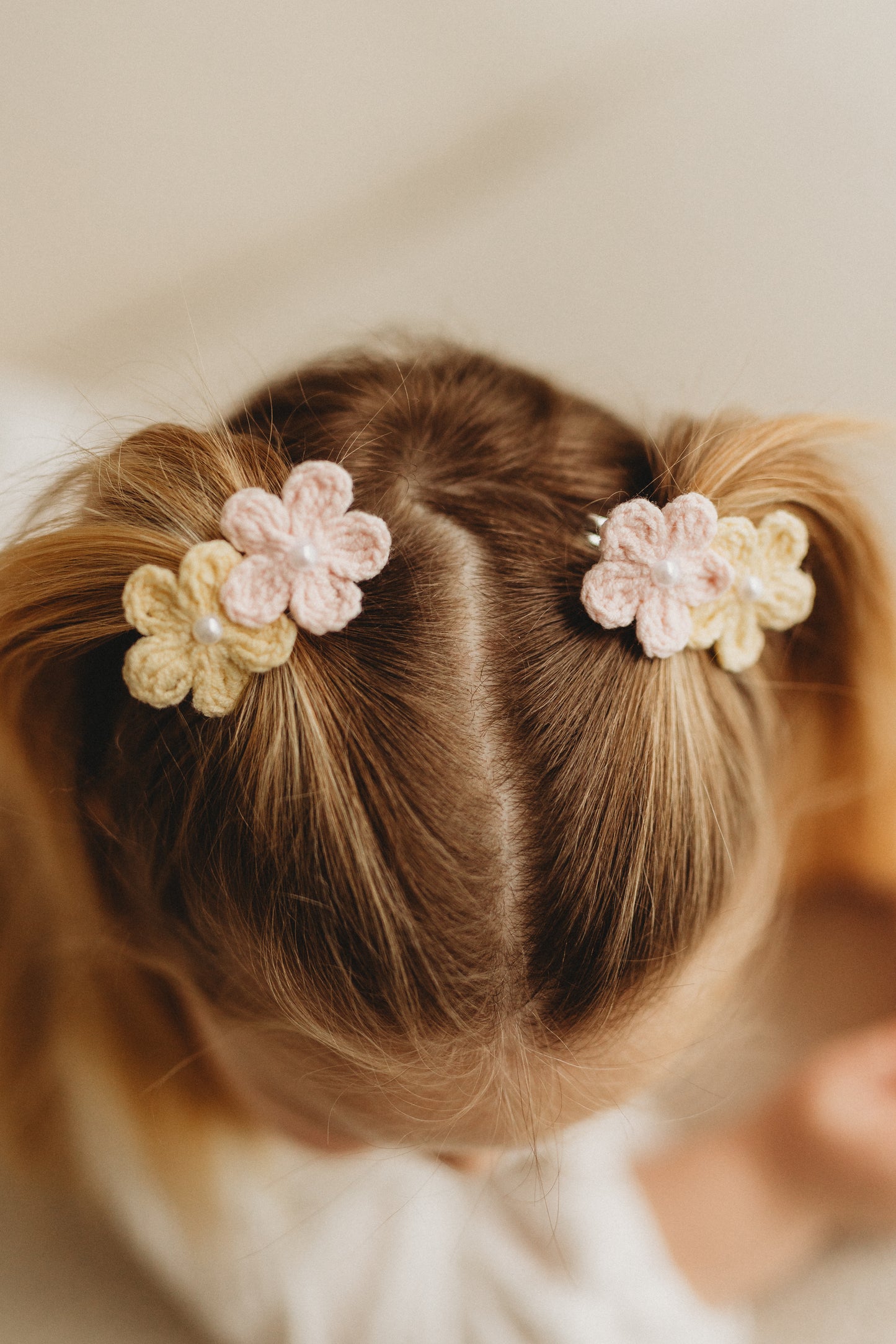 Crochet Clip Set | Buttercup Blossom