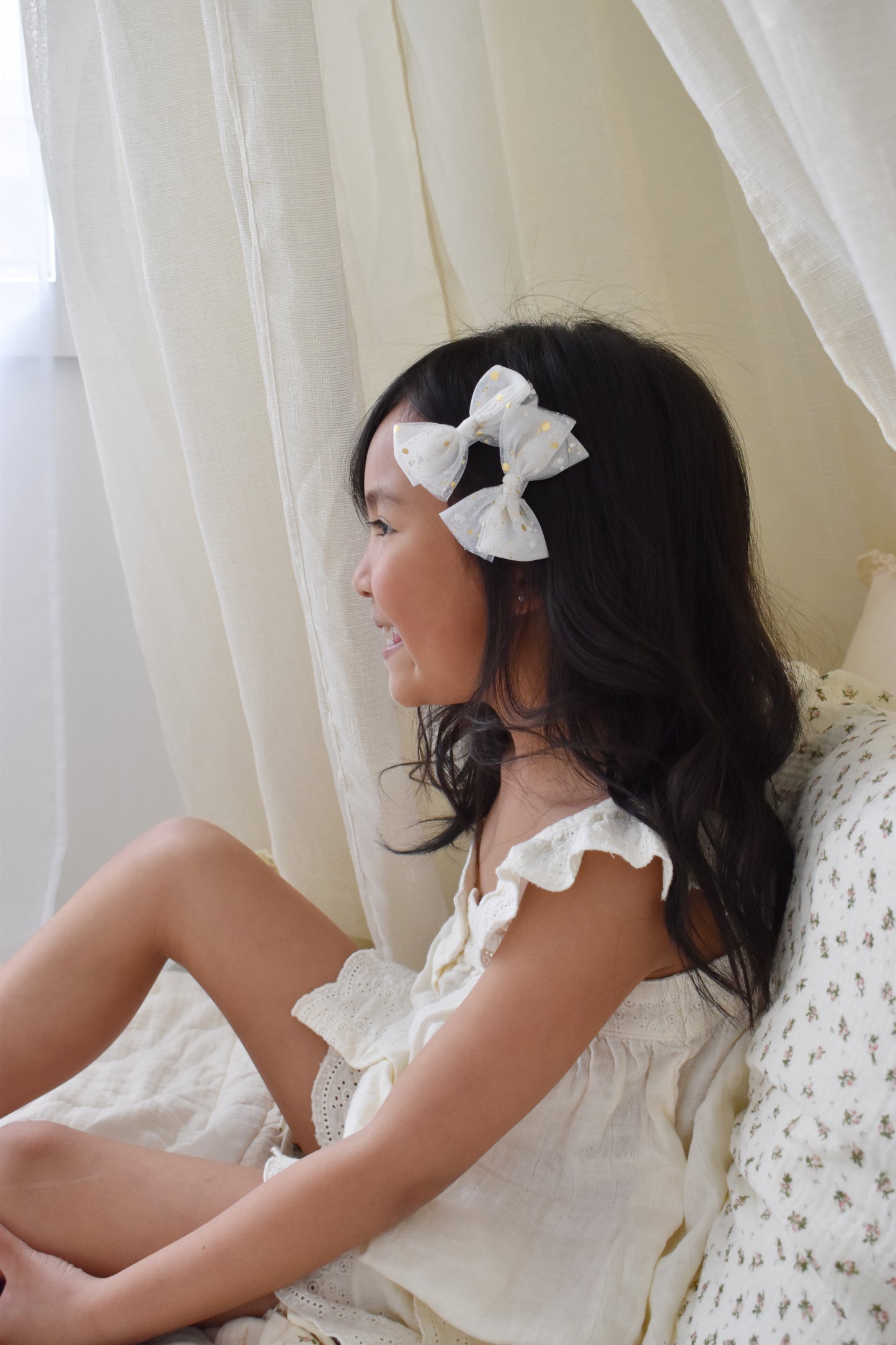 Pigtail Bows | Twinkling Tulle